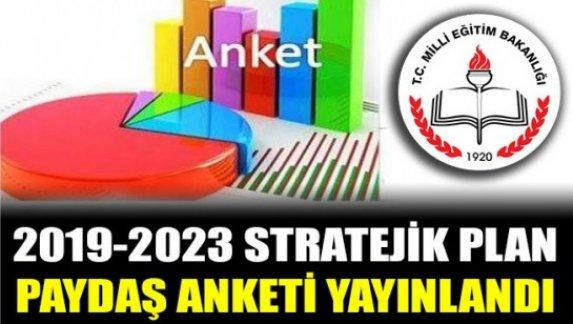 2019-2023 Stratejik Plan Paydaş Anketi Yayınlandı