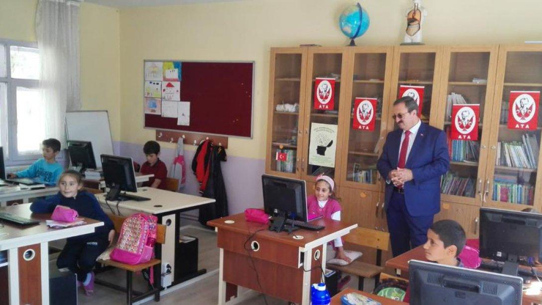 İlçe Milli Eğitim Müdürümüz Vahit Yıldız Çınarlı İlkokulunu Ziyaret Etti