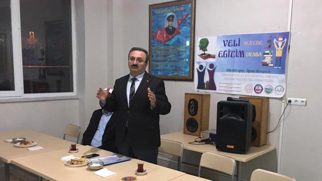 Veli, Çınarlı Köy Konağında Hafik İlçe Milli Eğitim Müdürlüğü Orada