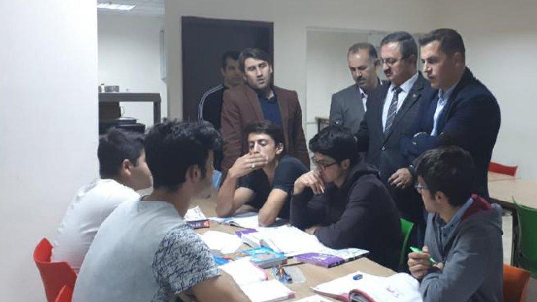 Kaymakamımız Hacı Kerim Meral Şehit Adem Çelik Anadolu Lisesi Pansiyonunu Ziyaret Etti