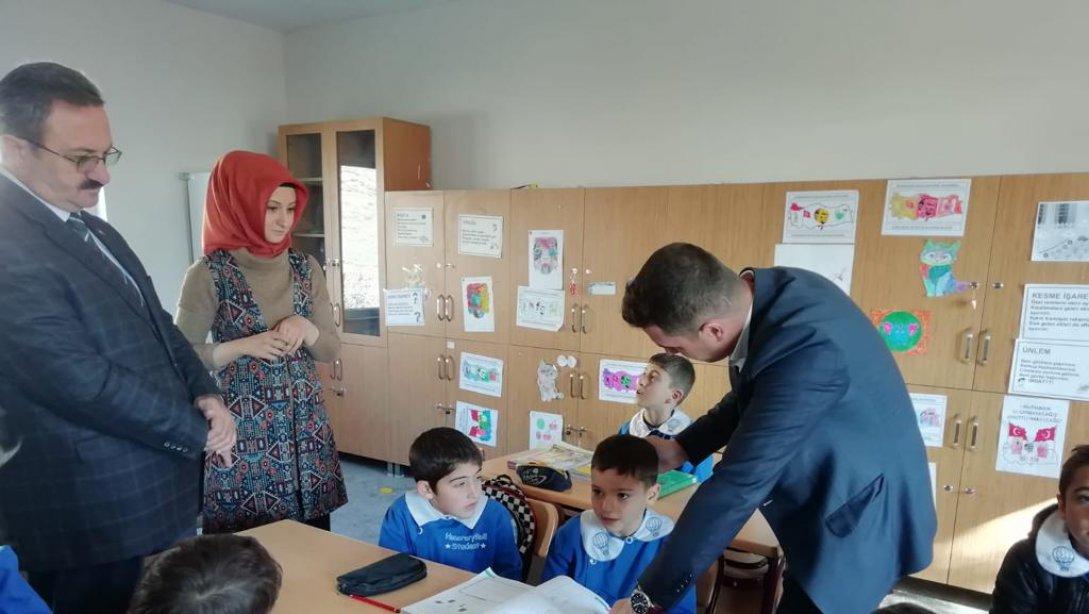 Kaymakamımız Hacı Kerim Meral Durulmuş İlkokulunu Ziyaret Etti