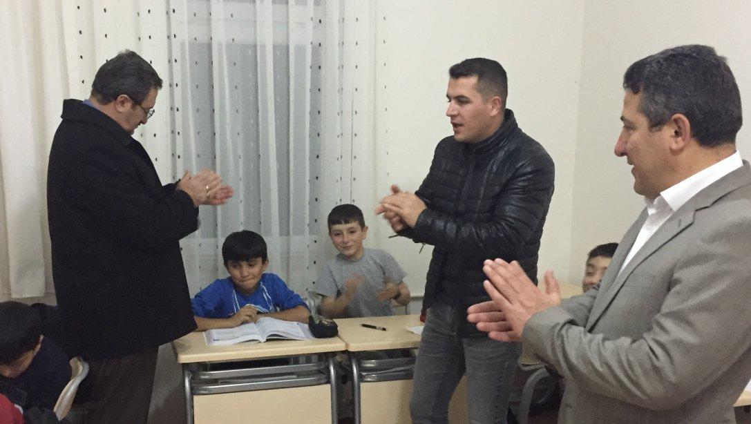 Kaymakamımız Hacı Kerim MERAL Adem Yavuz Yatılı Bölge Ortaokulu Pansiyonunu Ziyaret Etti.