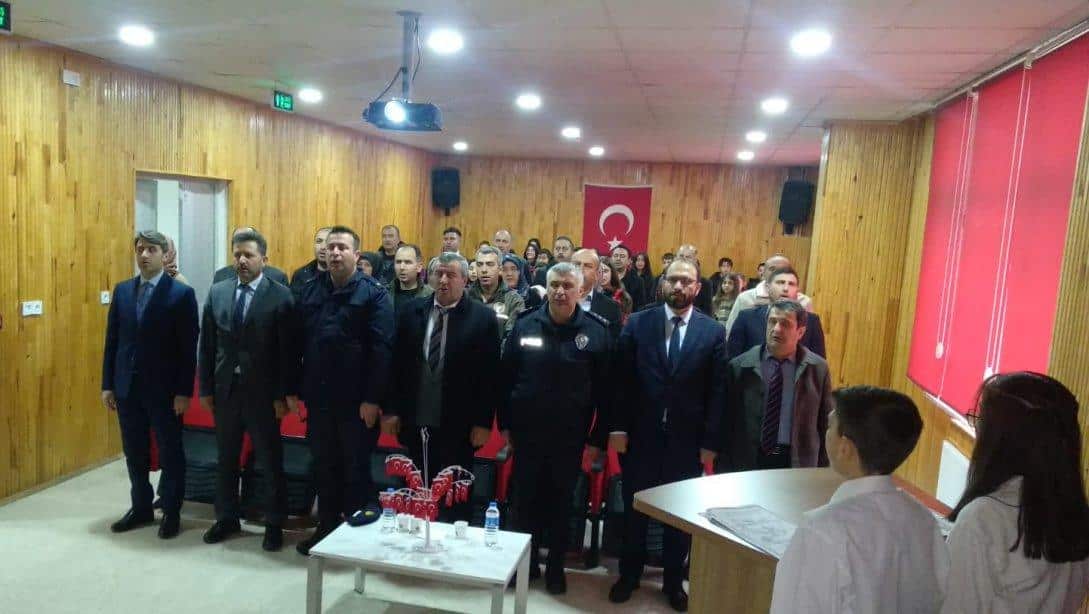 12 Mart İstiklâl Marşı'nın Kabulü ve Mehmet Akif Ersoy'u Anma Programı Düzenlendi